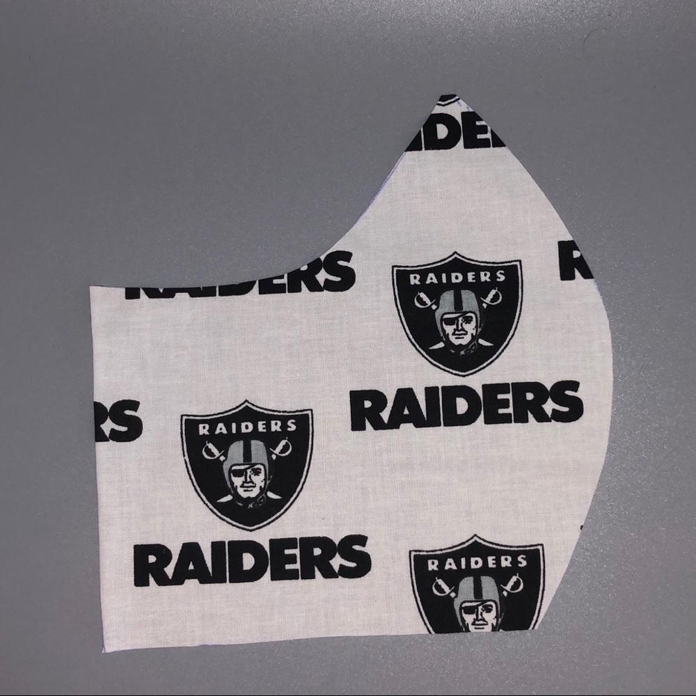 Las Vegas raiders fabric facemask